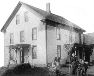 Major Dimick House as it looked in the 19th Century