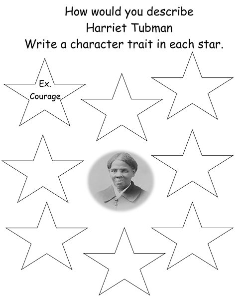How would you describe Harriet Tubman?
